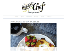 Tablet Screenshot of inquiringchef.com